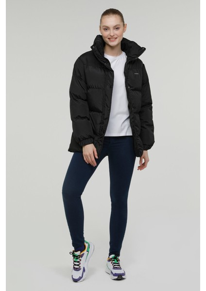 W-SN2060 Serena Coat 2pr Siyah Kadın Uzun Kaban modelleri