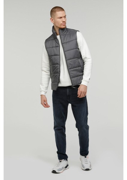 M-EVRA VEST 2PR Gri Erkek Yelek modelleri