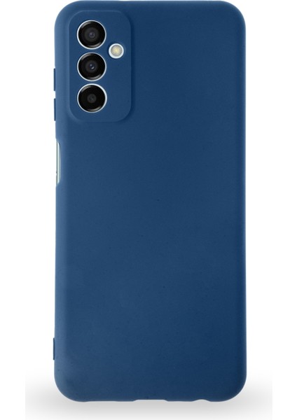Samsung Galaxy M13 Kapak Içi Kadife Kamera Korumalı Lansman Silikon Kılıf - Lacivert
