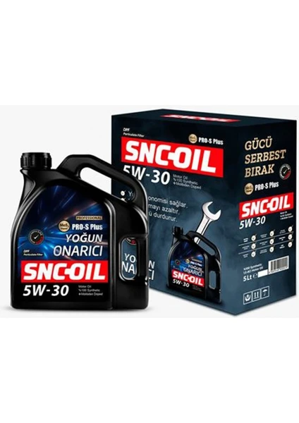 Snc Oil Pro-S Plus Yoğun Onarıcı 5W-30 5 Lt Motor Yağı ( Üretim Yılı: 2022 )