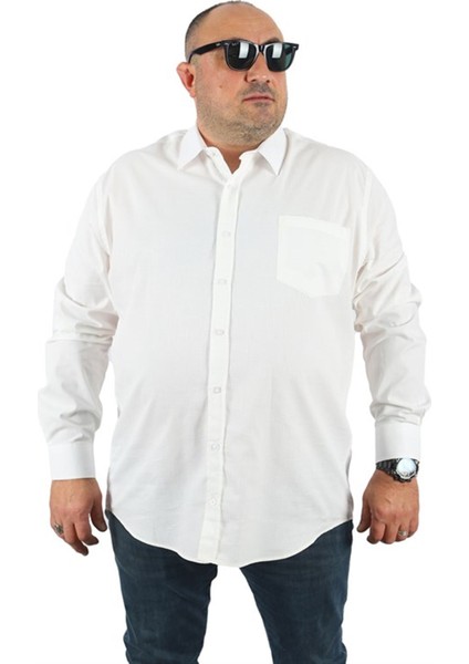 Büyük Beden Erkek Gömlek Punteado 23354