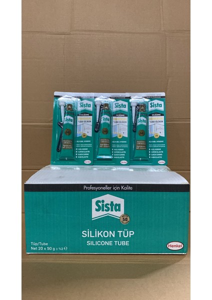 Universal %100 Silikon Beyaz 50 Gr 15'li Paket