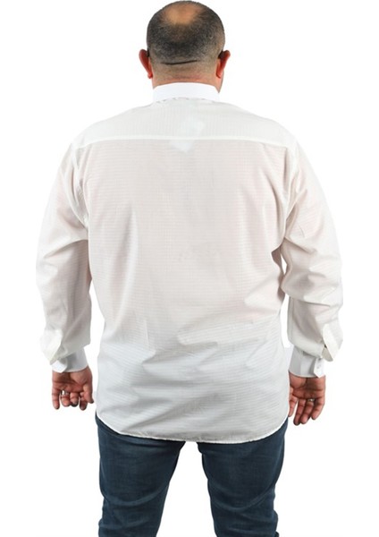 Büyük Beden Erkek Cepli Gömlek Cuadrado 23352 modelleri