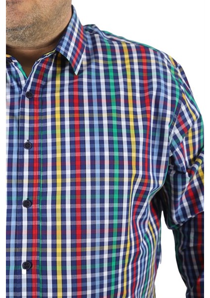 Büyük Beden Erkek Piqquare Gömlek 23360 Yesıl fiyatları