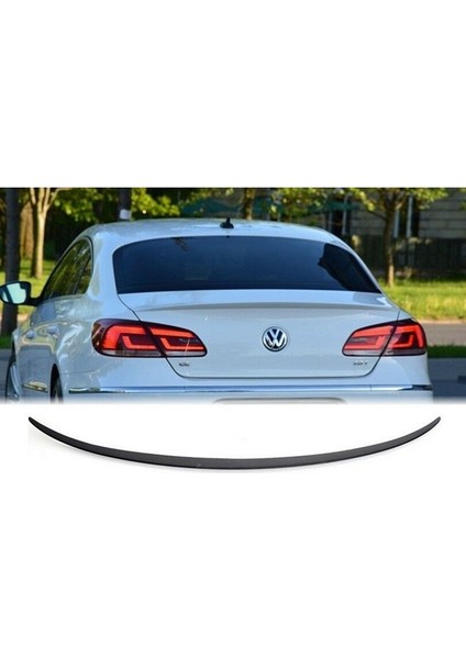 Vw Passat cc 2008-2017 Uyumlu Plastik Boyasız Bagaj Üstü Spoiler