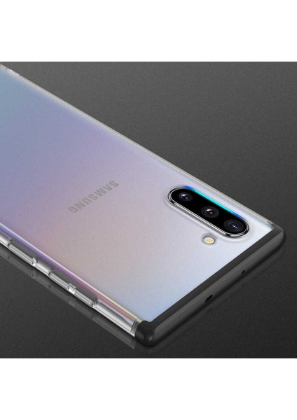Samsung Galaxy Note 10 Kılıf Şeffaf Mat Görünümlü Transparan Tasarımlı Kapak (Nili) indirimleri