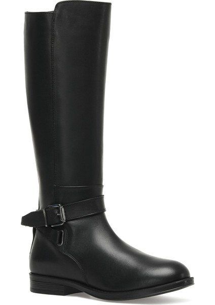 Denna 2pr Siyah Kadın Düz Çizme