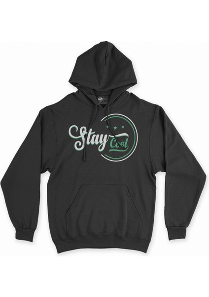 Stay Cool Siyah Sweatshirt Hoodie