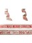 3 Pcs Noel Mektupları Diy Taklit Keten Rulo Dekorasyon Hediye Malzemesi Paketi (2m Noel) (Yurt Dışından) 2