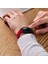 Samsung Galaxy Watch 4 5 6 7 Watch 6 Classic 40MM 43MM 44MM 47MM Watch 5 / Watch 5 Pro 40 44 45 Watch 4 40 42 44 46MM 20MM Kırmızı Deri Kordon 4