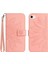 Apple iPhone 7 - 8 - SE (2020) - SE (2022) HT04 İçin HT04 Cilt Dokunuşlu Pu Deri Deri Telefon Kılıf Önleme Karşıtı Basılı Ayçiçeği Stand El Kayışı (Yurt Dışından) 1