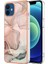 Apple iPhone 12 - 12 Pro 6.1 İnç Yb Imd Serisi-16 Stil E Mermer Desen Arka Kapak Şok-Absorpsiyon 2.0mm Tpu Imd Elektrokaplama Çerçevesi Telefon Kılıfı (Yurt Dışından) 2