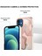 Apple iPhone 12 - 12 Pro 6.1 İnç Yb Imd Serisi-16 Stil E Mermer Desen Arka Kapak Şok-Absorpsiyon 2.0mm Tpu Imd Elektrokaplama Çerçevesi Telefon Kılıfı (Yurt Dışından) 4