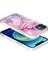 Apple iPhone 12 - 12 Pro 6.1 İnç Yb Imd Serisi-16 Stil E Mermer Desen Arka Kapak Şok-Absorpsiyon 2.0mm Tpu Imd Elektrokaplama Çerçevesi Telefon Kılıfı (Yurt Dışından) 3