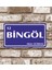 Metal Plaka Bingöl 12 Retro Poster (29X15) 1