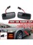 Chrysler 200 İçin 300C Sebring Dodge Caliber Nitro Lancia Jeep Pusula Araba LED Yan Işaretleyici Işık Dönüş Sinyal Işığı Siyah (Yurt Dışından) 2
