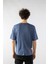 Erkek Jakarlı Oversize Kısa Kollu T-Shirt 4