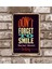 RETRO244-KIŞIYE Özel Dont-Forget-To-Smile-Today-Retro-Vintage-Metal-Poster 1