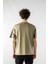 Erkek Geometri Baskılı Oversize Kısa Kollu T-Shirt 4