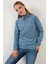Slim Fit Yumuşak Dokulu Anti-Pilling Tüylenme Yapmayan Yarım Fermuarlı Polar Bayan POLAR 5907000 3