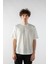Erkek Jakarlı Oversize Kısa Kollu T-Shirt 3