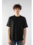 Erkek Jakarlı Oversize Kısa Kollu T-Shirt 2