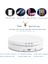 13.8 cm. USB Şarjı Akıllı 360 Derece Dönen Turnot Ekran Stand Video Çekimler Fotoğraf Için Piker Pikiş, Yük 3 kg. - Beyaz (Yurt Dışından) 2