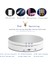 13.8 cm. Ayna Tarzı USB Şarjı Akıllı 360 Derece Dönen Turnot Ekran Stand Video Çekimler Fotoğraf Için Piker Pikiş, Yük 3 kg. - Beyaz (Yurt Dışından) 4