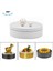 12 cm. 360 Derece Dönen Turnot Mat Elektrik Ekran Stand Video Çekim Planları Turntable, Yük: 3 kg. - Beyaz (Yurt Dışından) 3