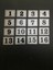 Kapı Numarası Dolap,raf,posta Kutusu Numarası 3x3 cm 1 Den 16 Ya 1