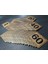 Kapı Numarası 5.5x6.5 cm Metalik Altın Sarı Üzeri Siyah Baskı Kendinden Yapışkanlı No:1 Den 60’a 1