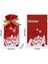 Yeni Yıl Yılbaşı Temalı 1ADET Kırmızı Noel Baba Geyik Ambalaj Paket Poşet Hediye Kutusu Kurabiye 2