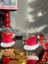 Yeni Yıl Yılbaşı Lüks Süslü Hediyelik Şeker Sunum Kutusu Dekorasyon Noel Baba Şapkası Tek Adet 5
