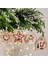 Yılbaşı Lüks 12LI Çam Ağacı Dekorasyon Süs Hediyelik Ahşap Kutulu Noel Baba Kardan Adam 3