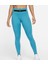 Womens Nike Dri-Fıt One Luxe Buckle Mid-Rise Leggings Kadın Tayt - Mavi DD5405-461 1