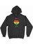 Sucre Bolivya Bayraklı Kalpli Siyah Sweatshirt Hoodie 1