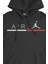 Air Jordan Çizgili Siyah Sweatshirt Hoodie 2