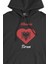 Tiran Arnavutluk Bayraklı Kalpli Siyah Sweatshirt Hoodie 2