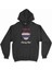 Chiang Mai Tayland Bayraklı Kalpli Siyah Sweatshirt Hoodie 1