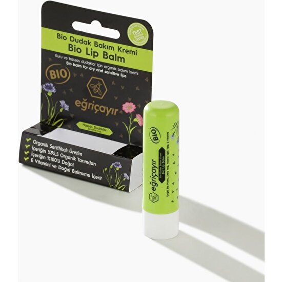 Eğriçayır Organik Bio Dudak Lip Stick 5.2 gr
