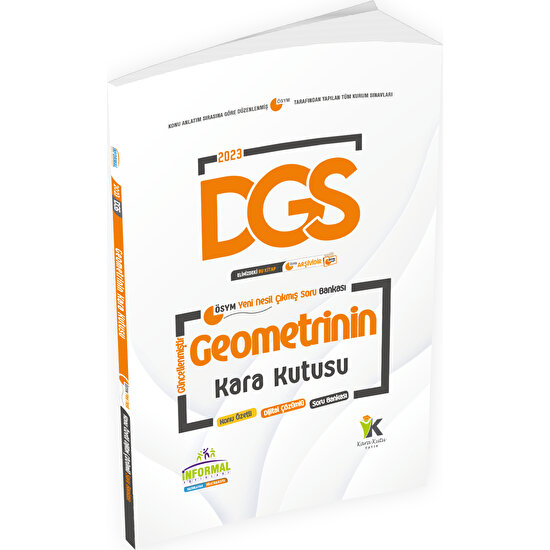 İnformal Yayınları  DGS Geometrinin Kara Kutusu Konu Özetli Dijital Çözümlü Ösym Çıkmış Soru Havuzu Bankası