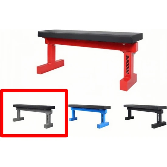 Prodips Flat Bench Profesyonel Düz Bench Sehpası Antrasit Model