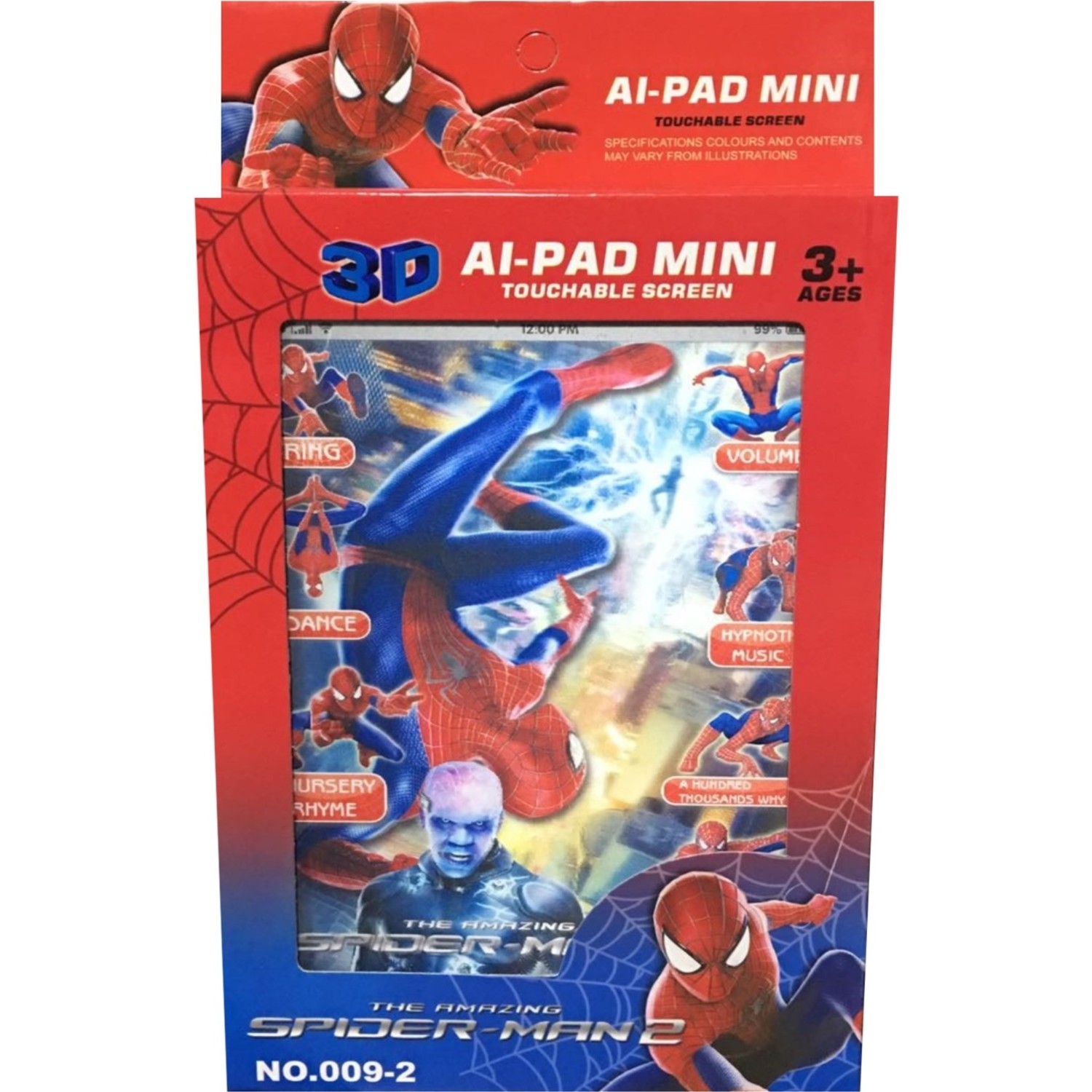 HYD Örümcek Adam Spiderman Mini Dokunmatik Oyuncak Müzikli Fiyatı