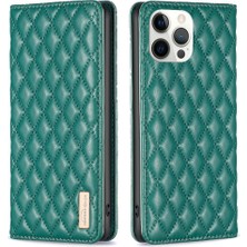 Xstep Case Apple iPhone 12 - 12 Pro 6.1 İnç Kart Tutucu Pu Deri Deri Yatay Stand Rhanmombus Baskılı Otomatik Kapanış Manyetik Telefon Kapağı (Yurt Dışından)