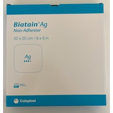 Coloplast 9262 Biatain Ag+ Gümüşlü 20 x 20 cm Yapışkansız Köpüklü 5 Adet