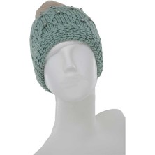 Kitti Kız Çocuk Tüylenmeye Dayanıklı Iç Polar Incili Ponponlu Bere (K22140-02)