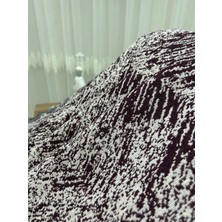 Özlü Home Alaca Lüks Pamuklu Koltuk Örtüsü Bordo