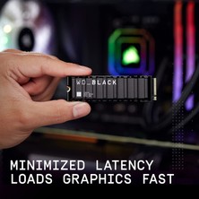 Wd_black 1tb SN850X Nvme Dahili Oyun SSD Soğutucu ile Katı Hal Sürücüsü - Playstation 5 (WDS100T2XHE)