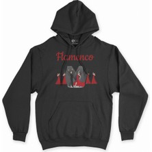 Cix Sevilya Flemenko Dans Siyah Sweatshirt Hoodie