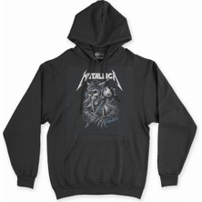 Cix Metallica Skull Siyah Sweatshirt Hoodie